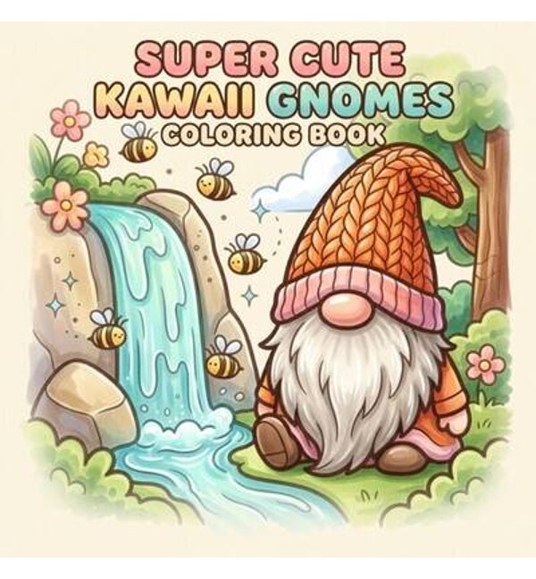 Kleurboek – Super schattige kawaii kabouters