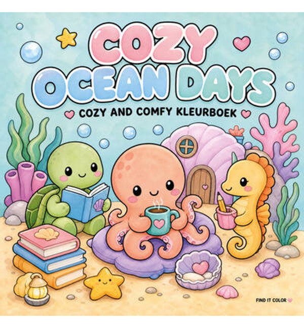 Kleurboek – Gezellige oceaandagen