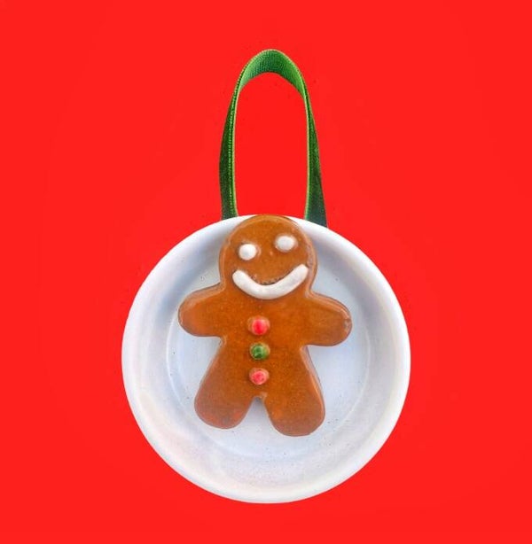 Gingerbread Man Cookie ornament