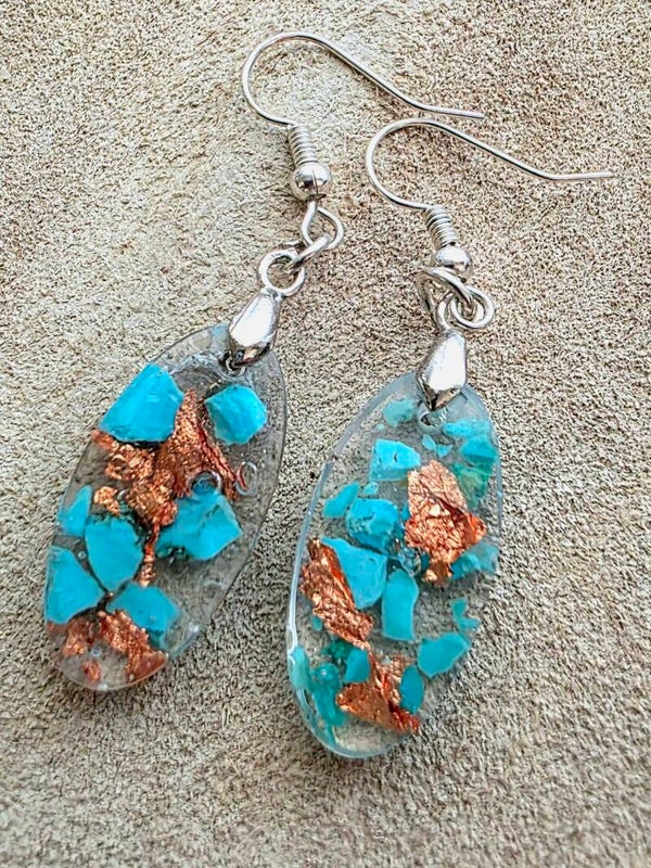 Resin earrings