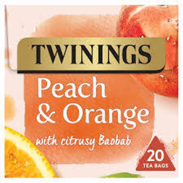 TWINGS TEA PEACH & ORANGE