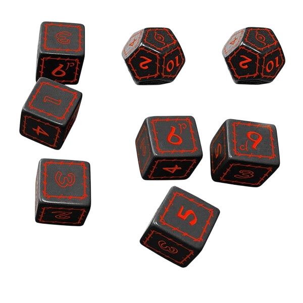 The One Ring - Black Dice Set