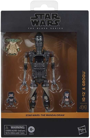 Star Wars: The Black Series -  Deluxe IG-12 & Grogu