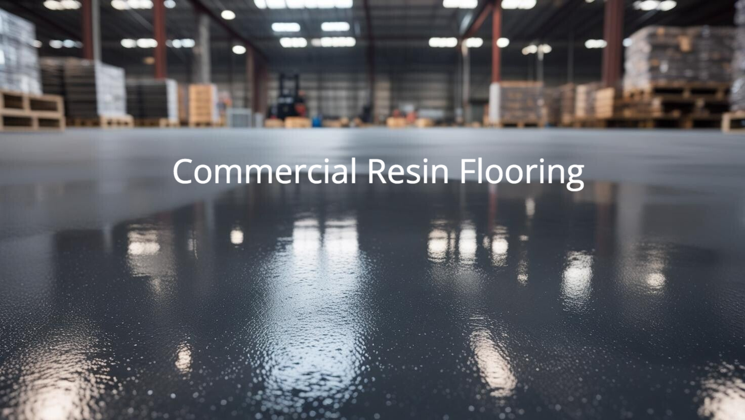 Commercial epoxy resin flooring in Solihull home