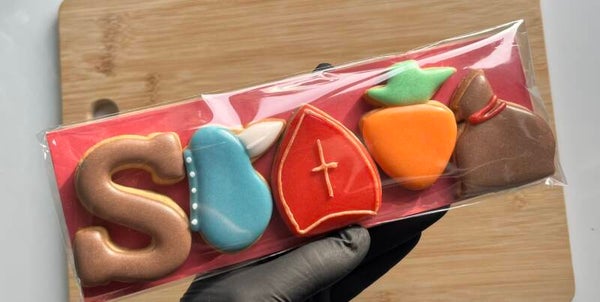 Handgemaakte mini sinterklaas koekjes