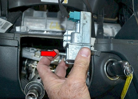 stuurslot na demontage mercedes c-klasse w204