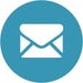 icon envelop blauw