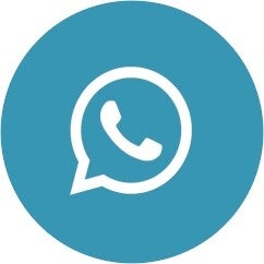 icon whatsapp blauw
