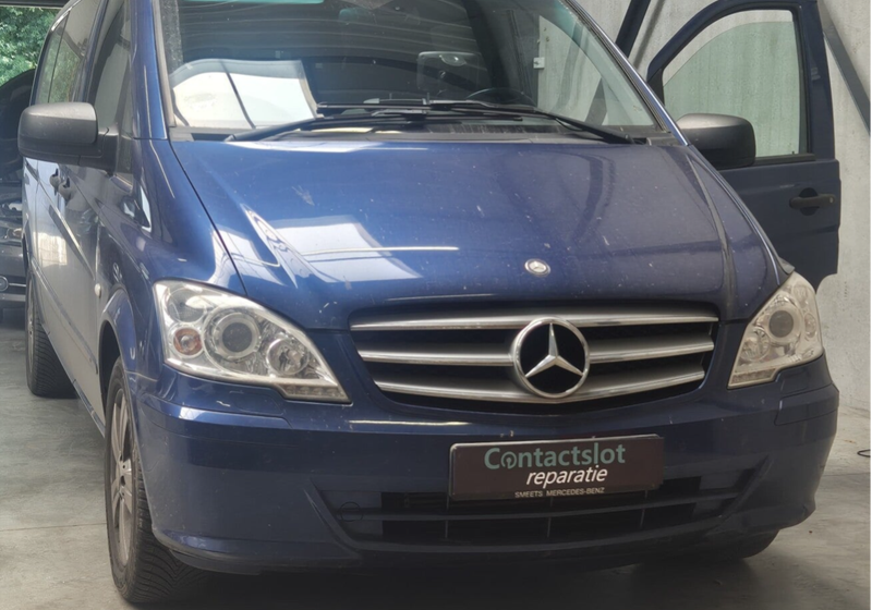 mercedes vito w639 blauw vooraanzicht