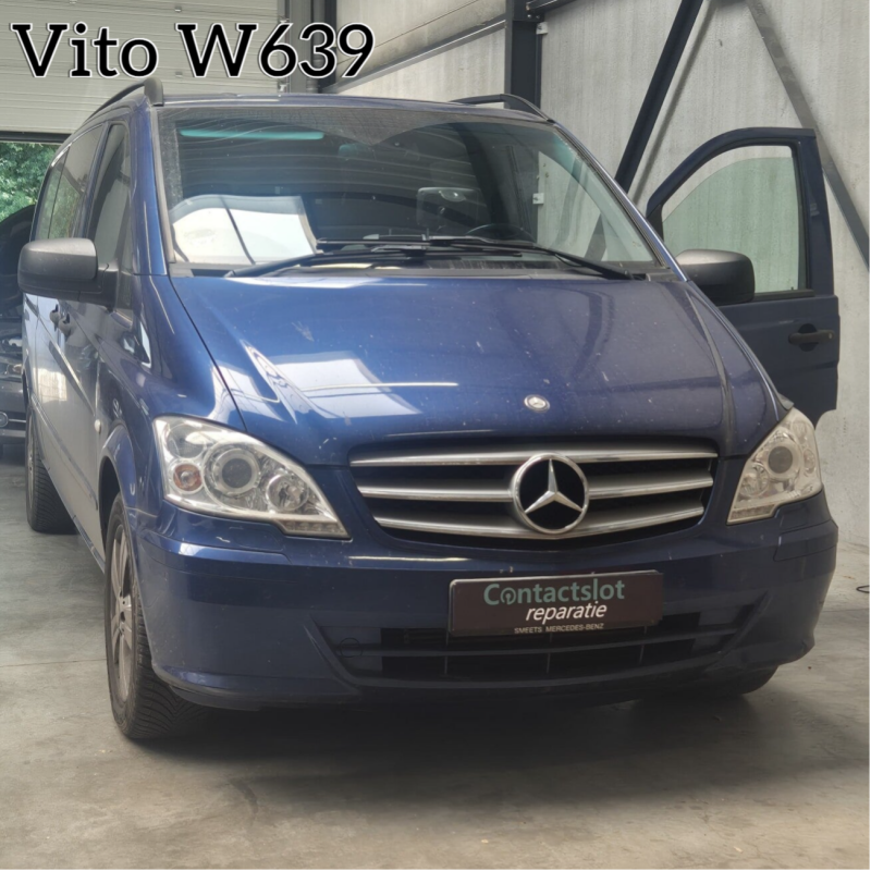 mercedes vito w639 blauw vooraanzicht