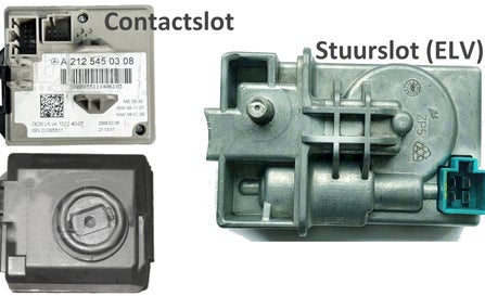 contactslot en stuurslot elv van mercedes w212