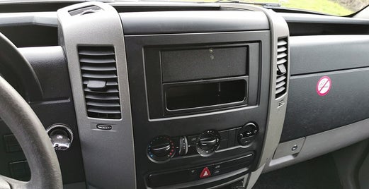 dashboard van mercedes sprinter w906 sleutel in contact