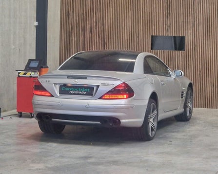 mercedes SL bouwjaar 2005 zilver