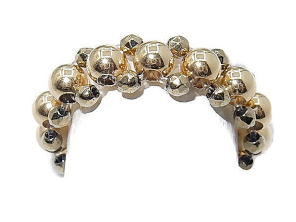 flexring Festen 2&4 mm gold/Hematite RFF2333