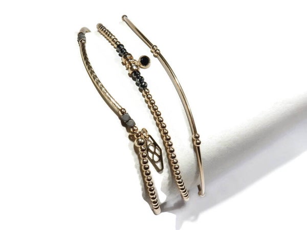 Set of three flexbracelets BFC1291