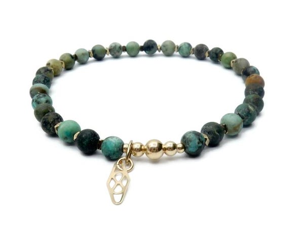 flexbracelet Misc 4 mm African Turquoise BM1641