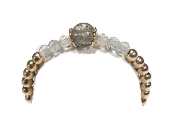 2 mm flexring grey labradorite RF1239