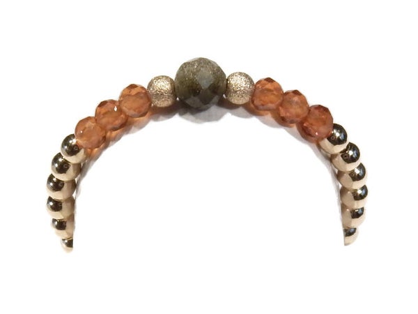 2 mm flexring carnelian & cateye RF1247