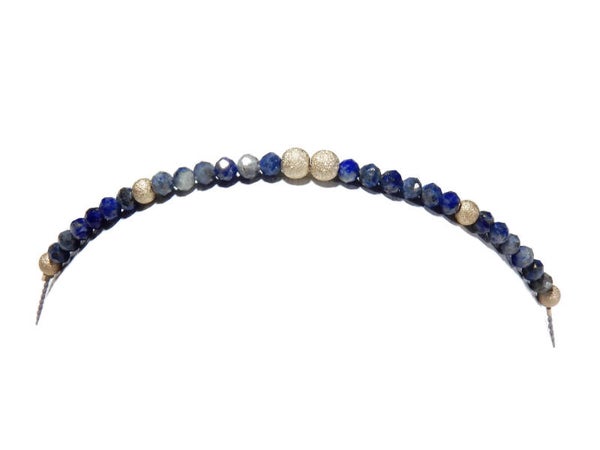 adjustable bracelet lapis lazuli BAL1299