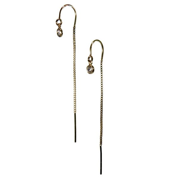 earrings Luc Exclusive boxchain white ELE1065