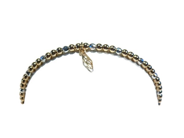 flexbracelet 3 mm with sparkling silver accents BF1427