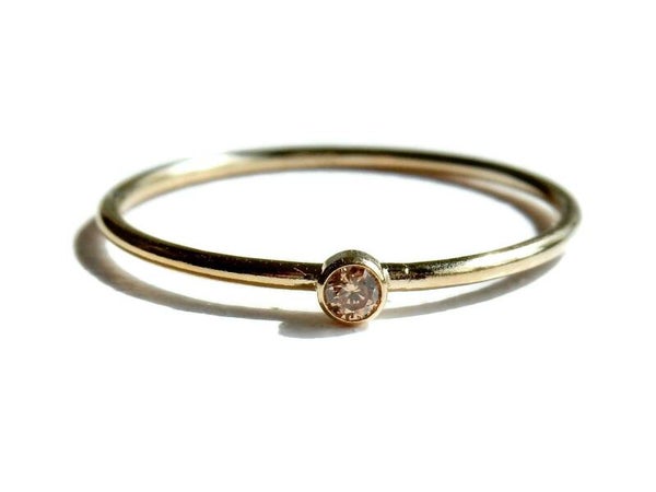 stackring 1 mm champagne RSG9