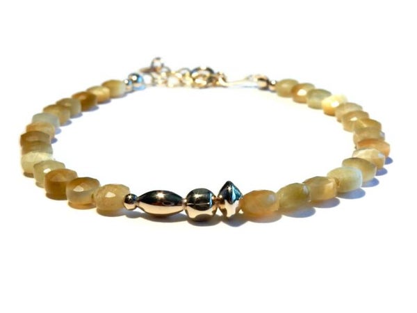 bracelet coins Tigereye BG1507