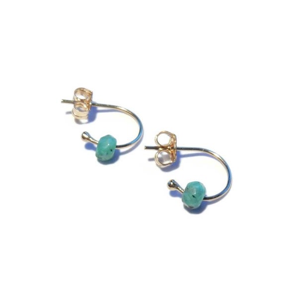 studs Moon green Agate SMO1517