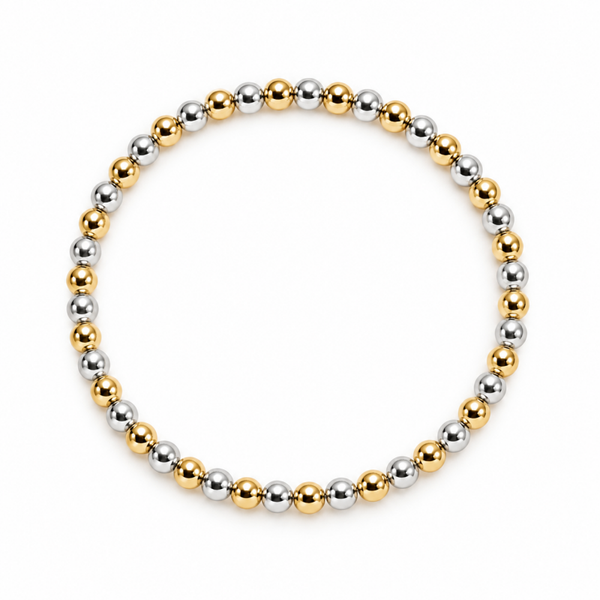 flexbracelet 14K/20 mix gold/silver 2-6 mm BF1917