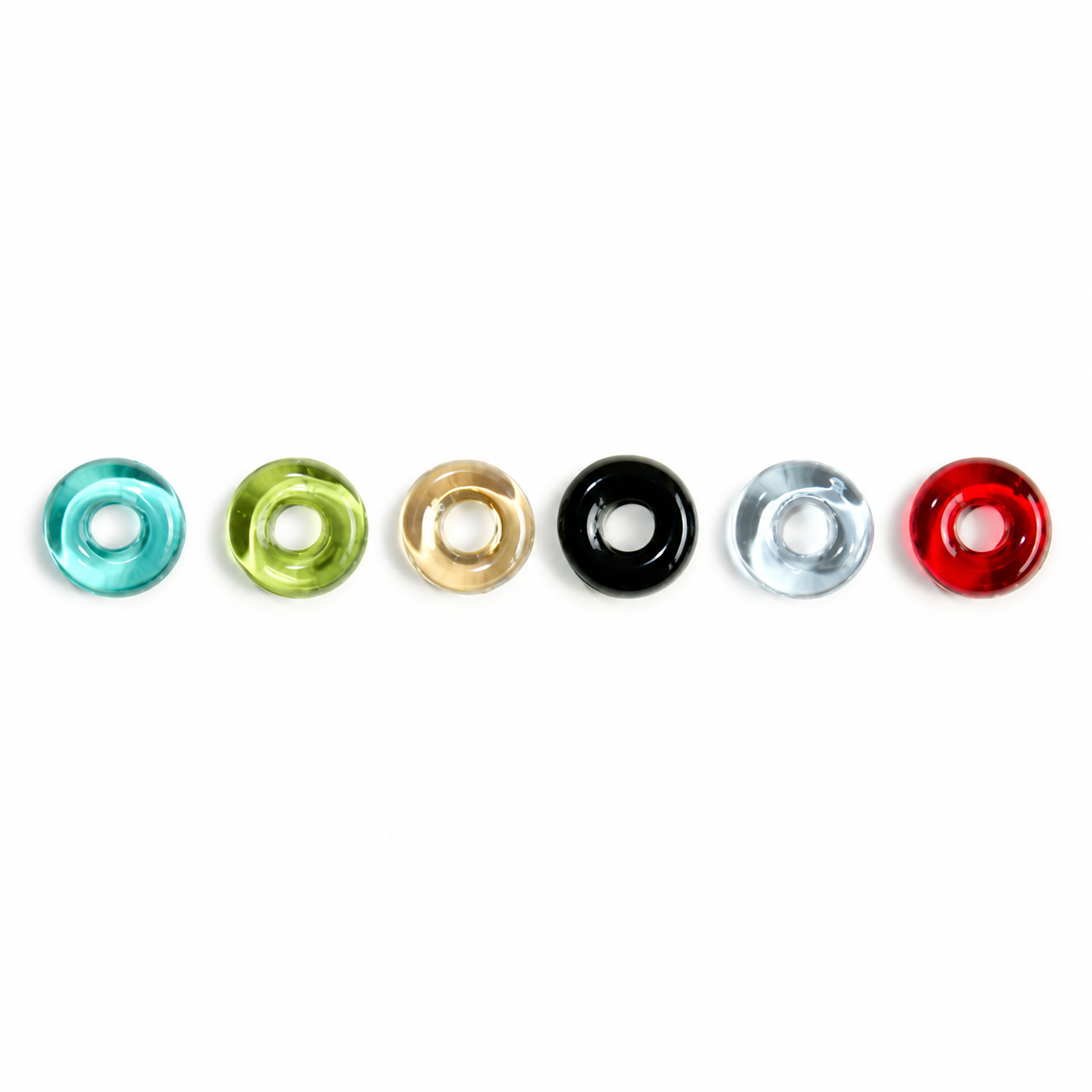 charm crystal ring CH2561 (in six colours)