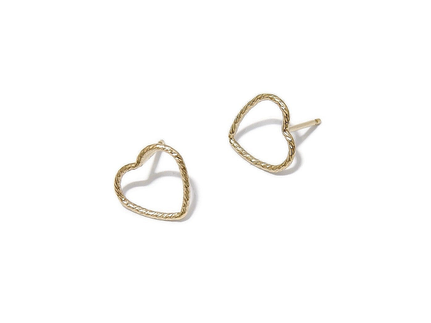 studs sparkling heart S2411