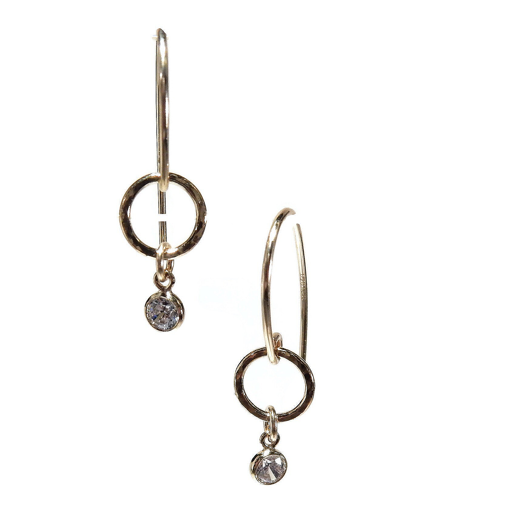 earrings Luc white cz EL1074