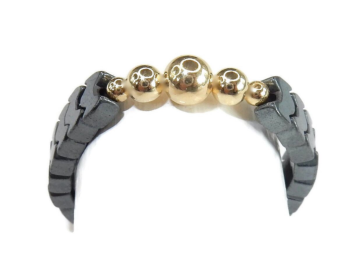 flexring 4 mm hematite RF1828