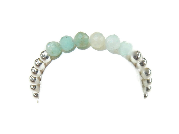 flexring silver 2 mm amazonite RFS1790