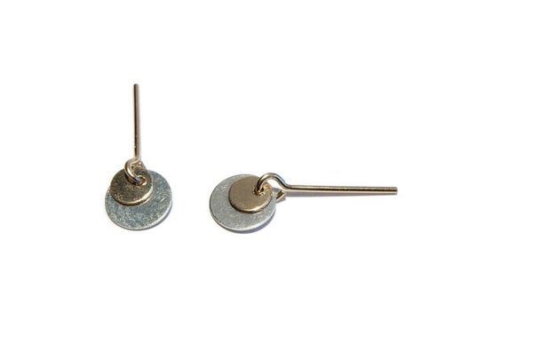 studs Twist gold&silver ST635