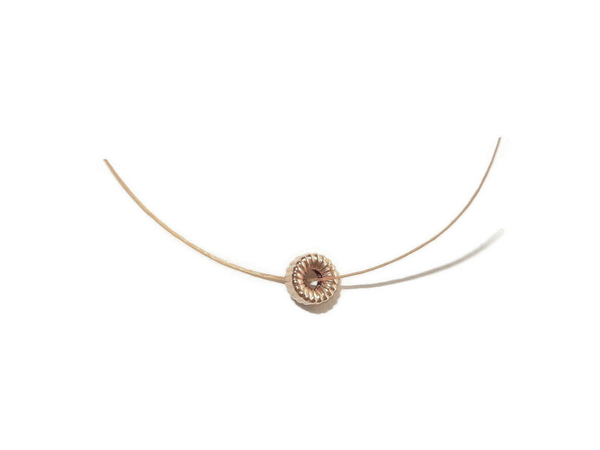 necklace Subtle patterned rondel NS2044