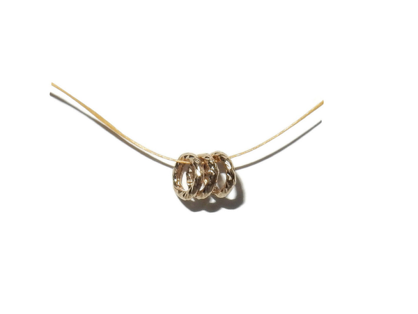 necklace Subtle sparkling rings NS2056