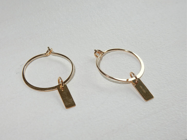 flattened hoops ED2064