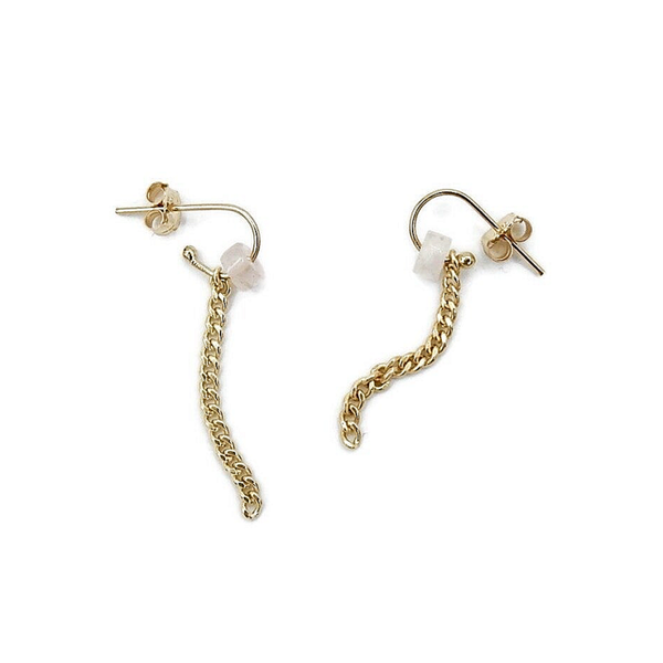 earrings Joy Rosequartz EJ2360A