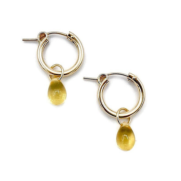 statement hoops Luc 13 mm champaign drop