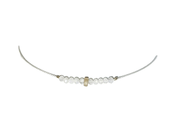adjustable bracelet moonstone BAS1302