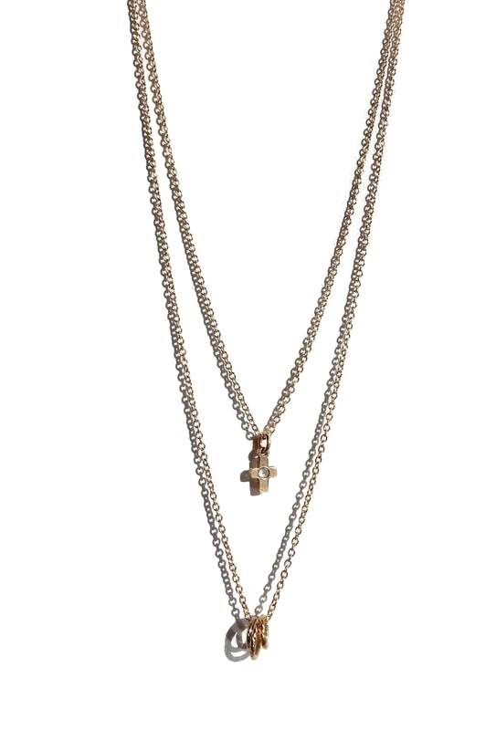 necklace, ketting, cross, kruisje, rings, minimalistic, minimalisme