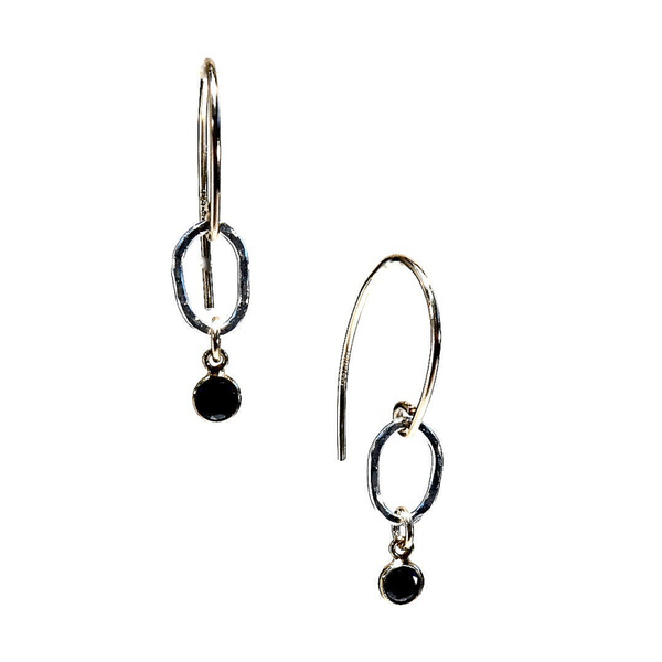 earrings Luc black EL1080
