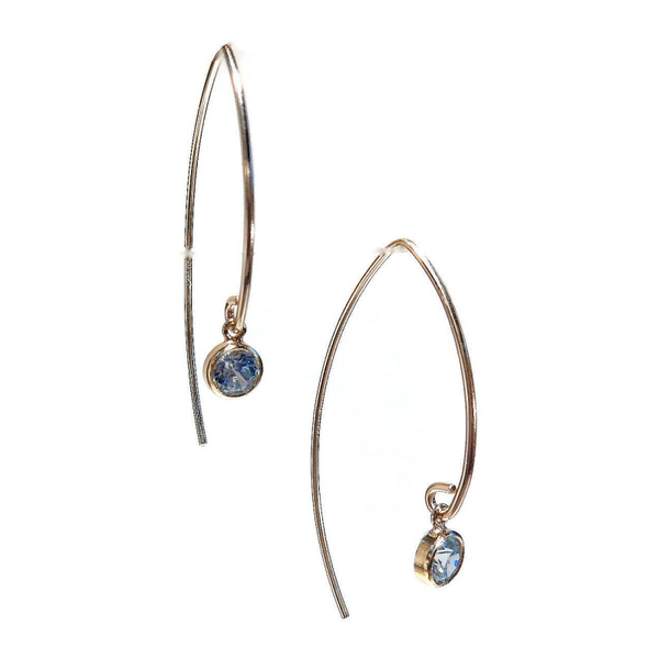 earrings Luc aquamarine EL1344