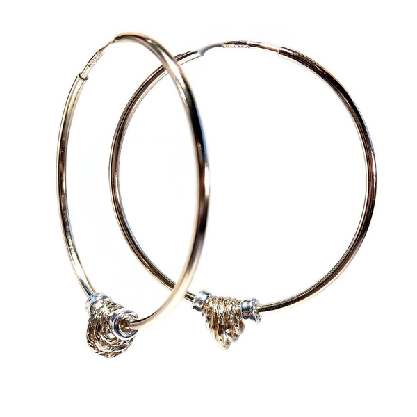 earrings Luc Excl silver&gold ELE1338