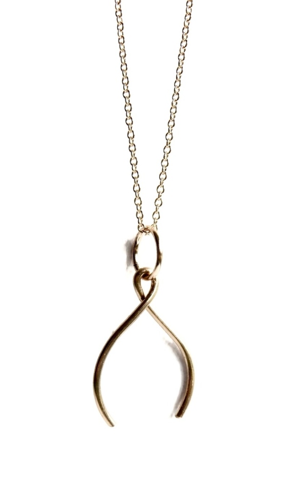 necklace wishbone N1556