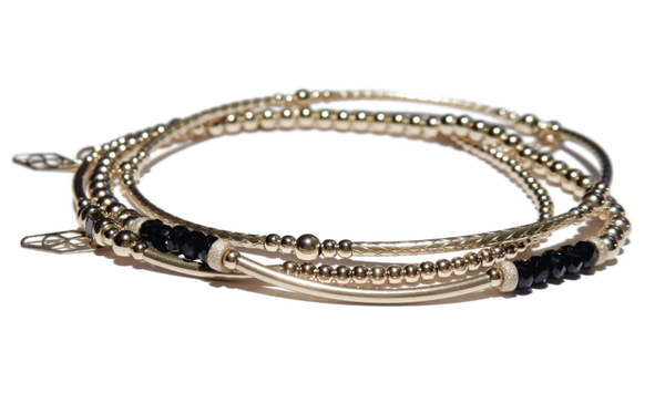 Combi of three flexbracelets in 3 mm BFC1294