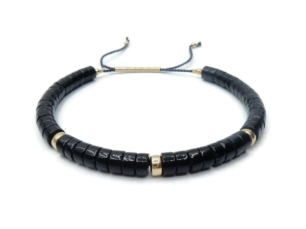 adjustable bracelet Misc 4mm Agate BM1619