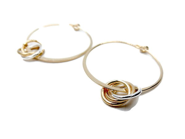 earrings Misc love knot 7 mm EM1663