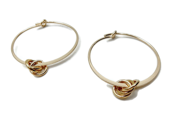 earrings Misc love knot 5 mm EM1665